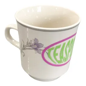 Tasse à fleurs Vintage Upcycled