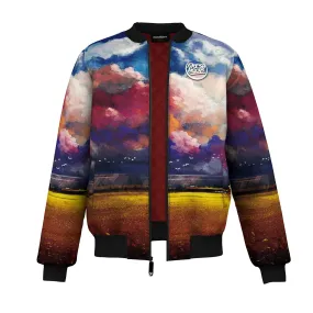 Abstract Storm Bomber Jacket