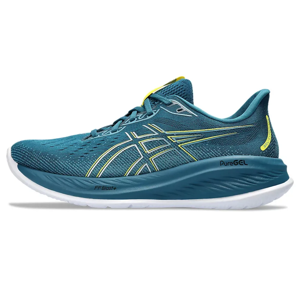 ASICS Men's Gel-Cumulus 26 Running Shoe (Evening Teal/Bright Yellow)