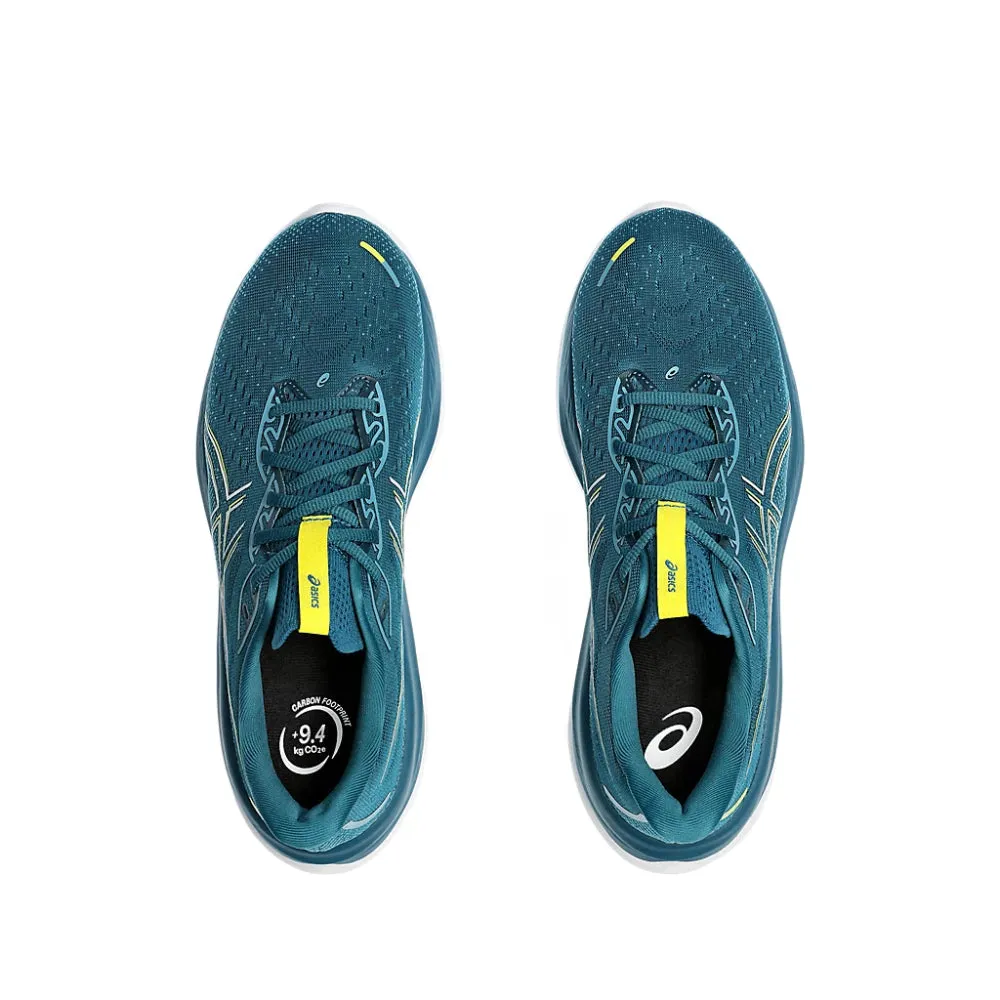 ASICS Men's Gel-Cumulus 26 Running Shoe (Evening Teal/Bright Yellow)