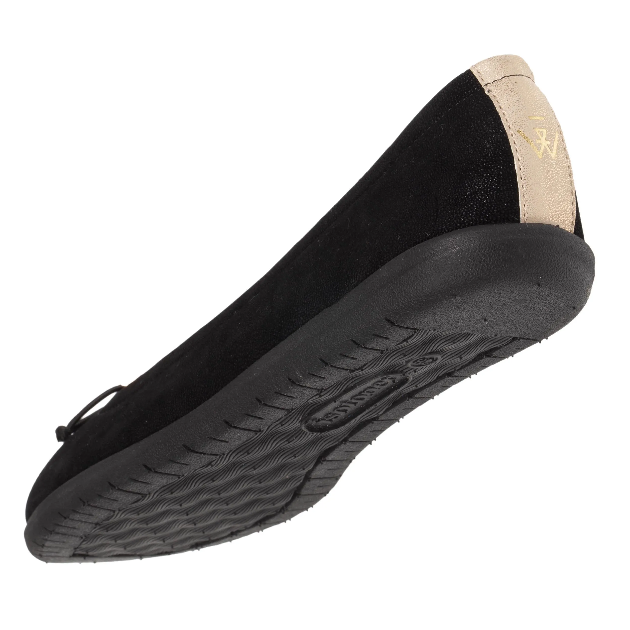 Ballerines Femme Petit Nud Noir