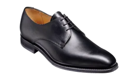 Barker St Austell  Plain fronted Derby Shoe - Black Calf