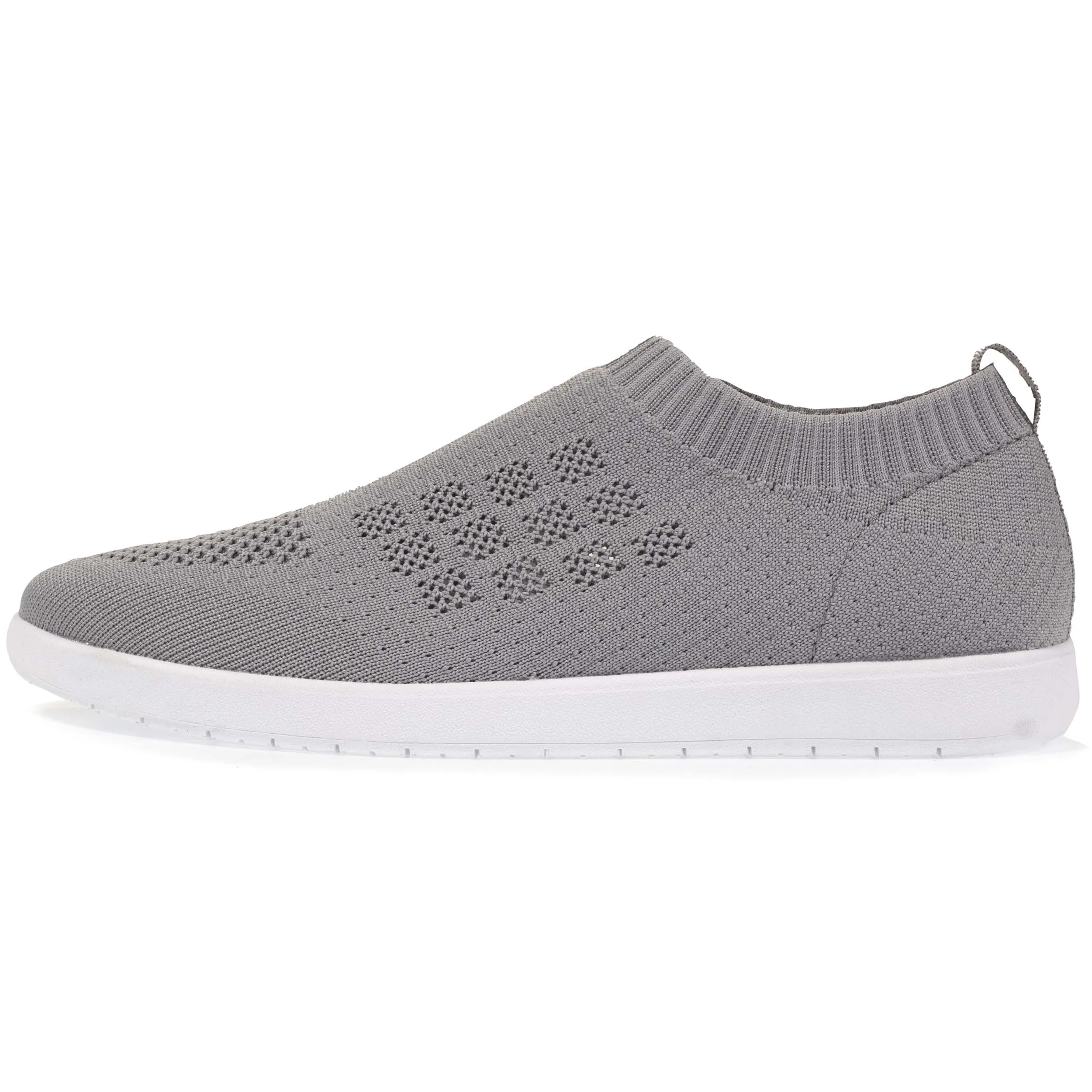 Baskets Confort Femme Slip-on Gris