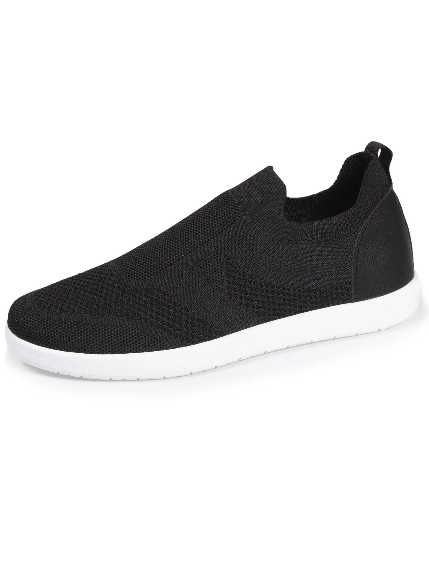 Baskets Confort Femme Slip-on Noir