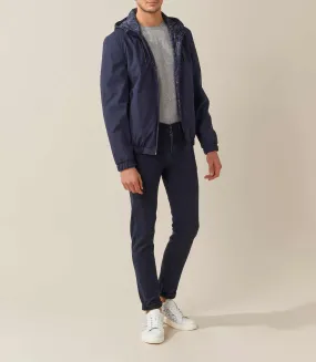 Blouson léger réversible marine "Ken"