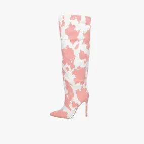 Botas Cooper cowprint rosa