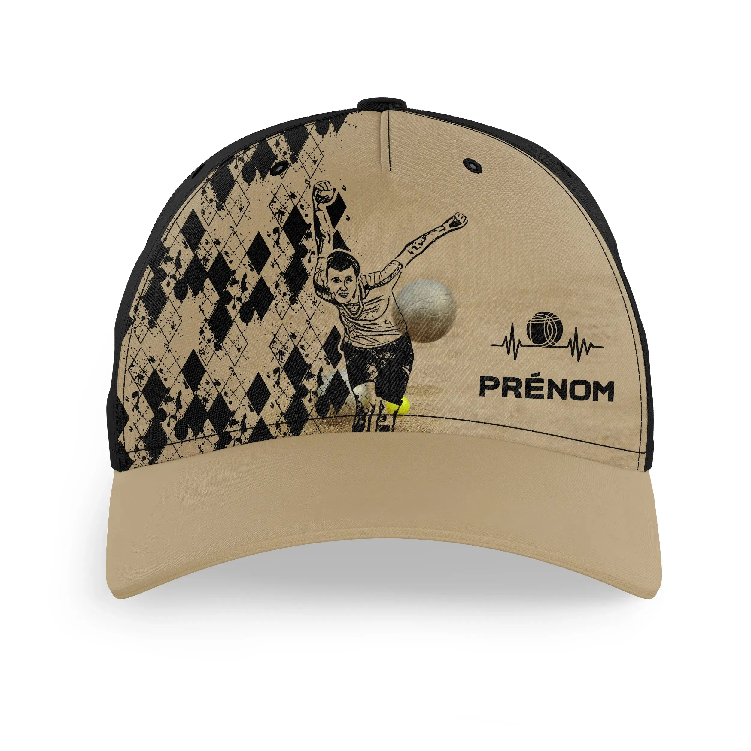 Casquette Performance Personnalisée Boule Lyonnaise, Cadeau Original Bouliste- CT28122342