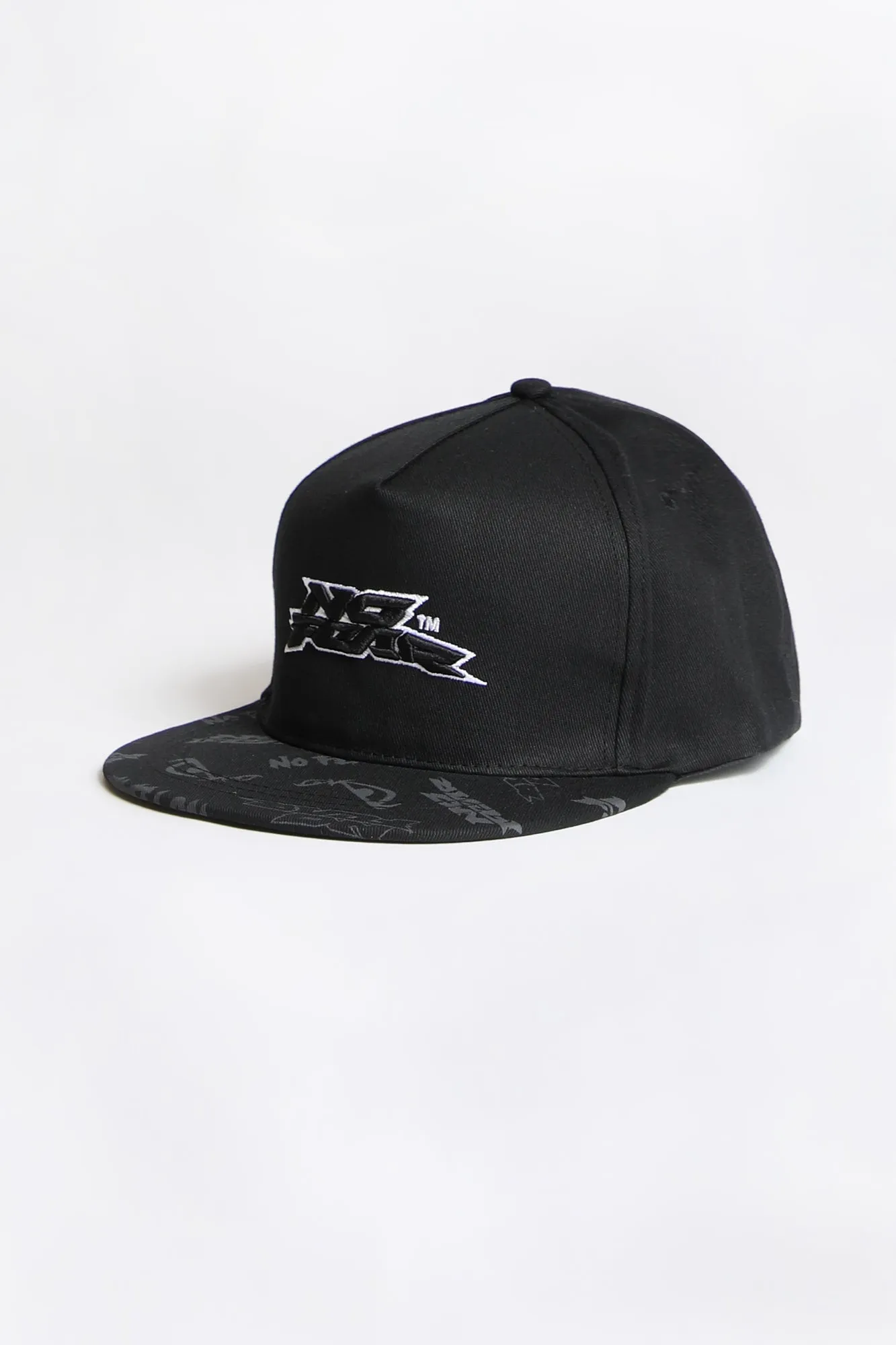 Casquette à Bord Plat Logo Brodé No Fear Homme