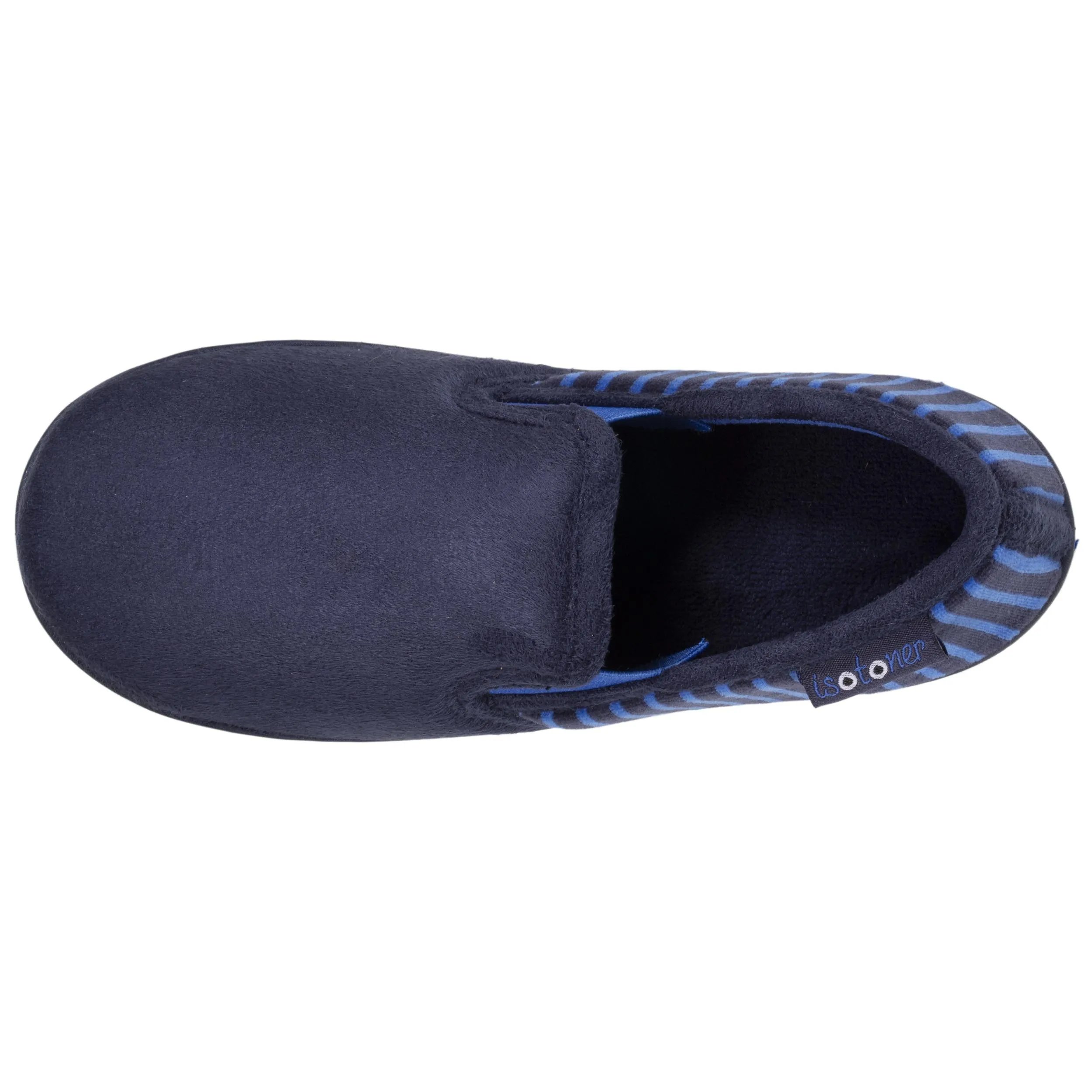 Chaussons mocassins Junior rayées Marine