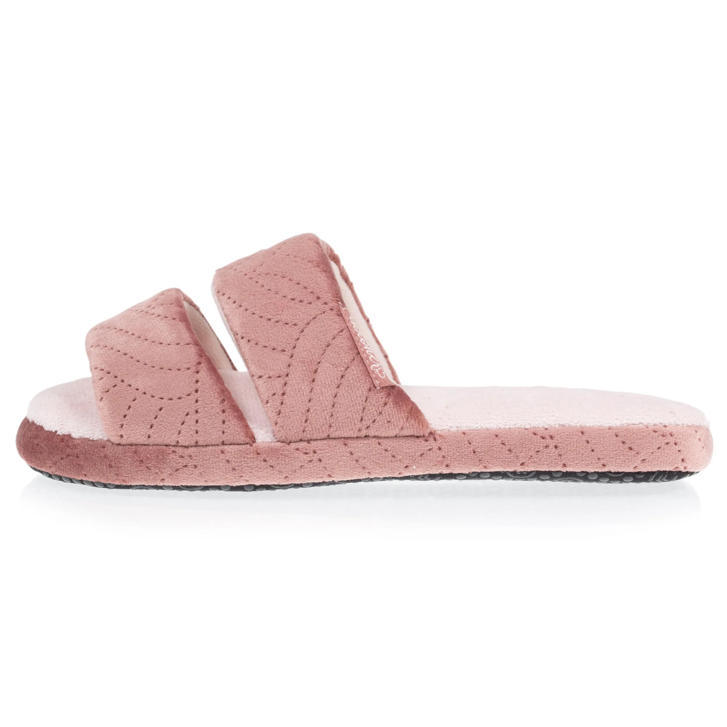 Chaussons sandales Femme Matelassé Blush