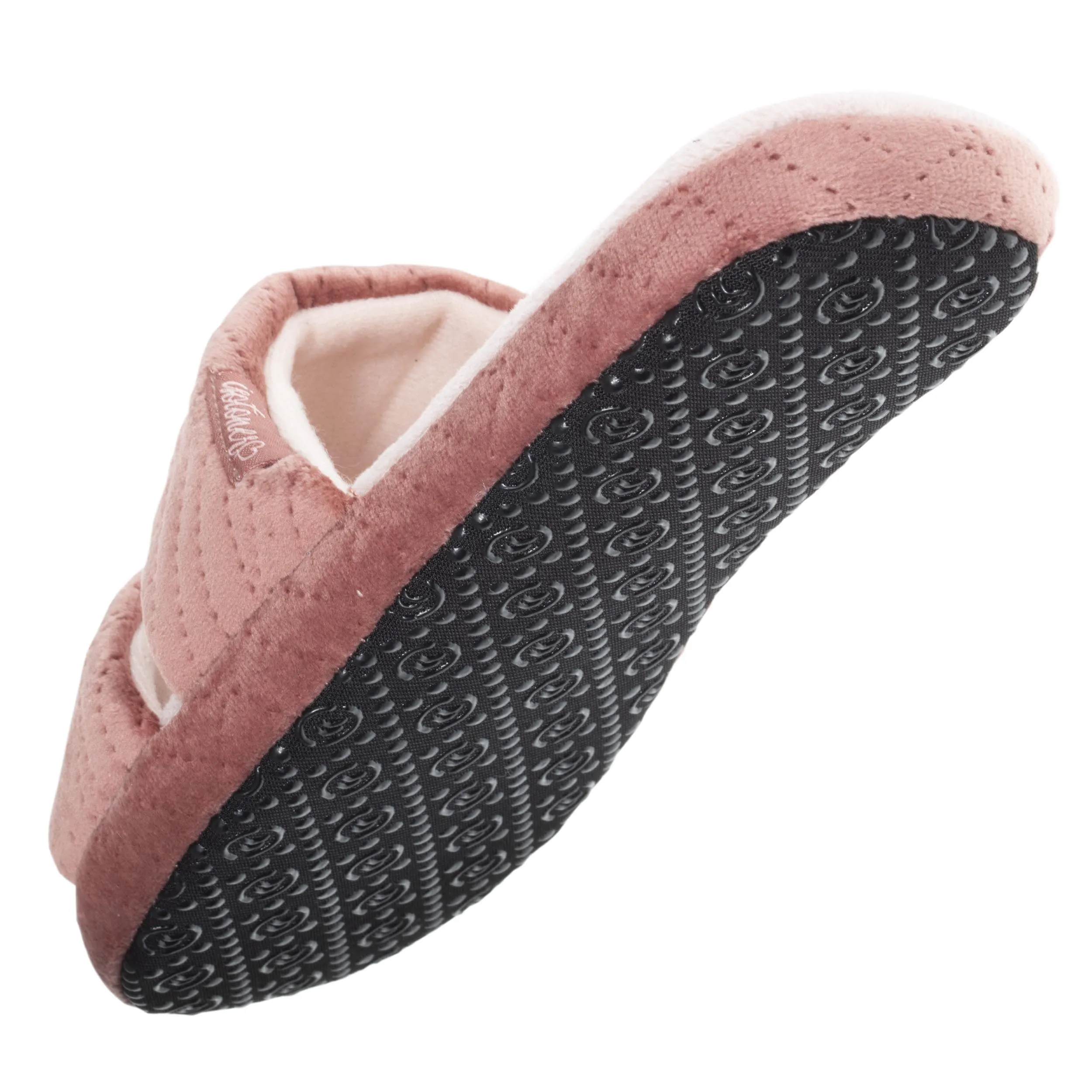 Chaussons sandales Femme Matelassé Blush