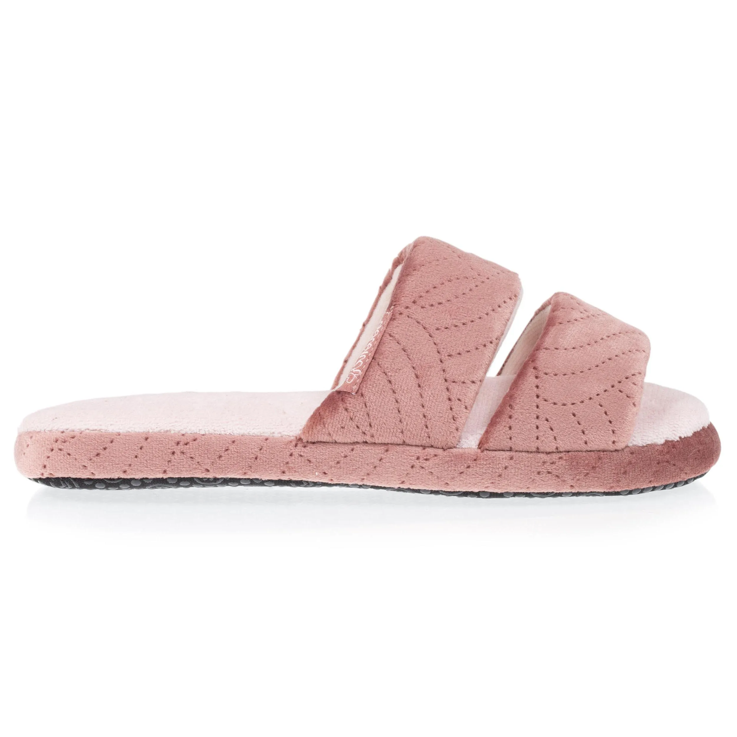 Chaussons sandales Femme Matelassé Blush