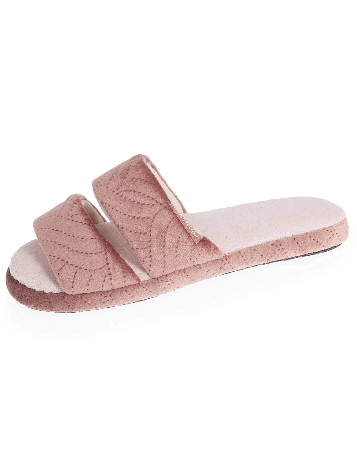 Chaussons sandales Femme Matelassé Blush