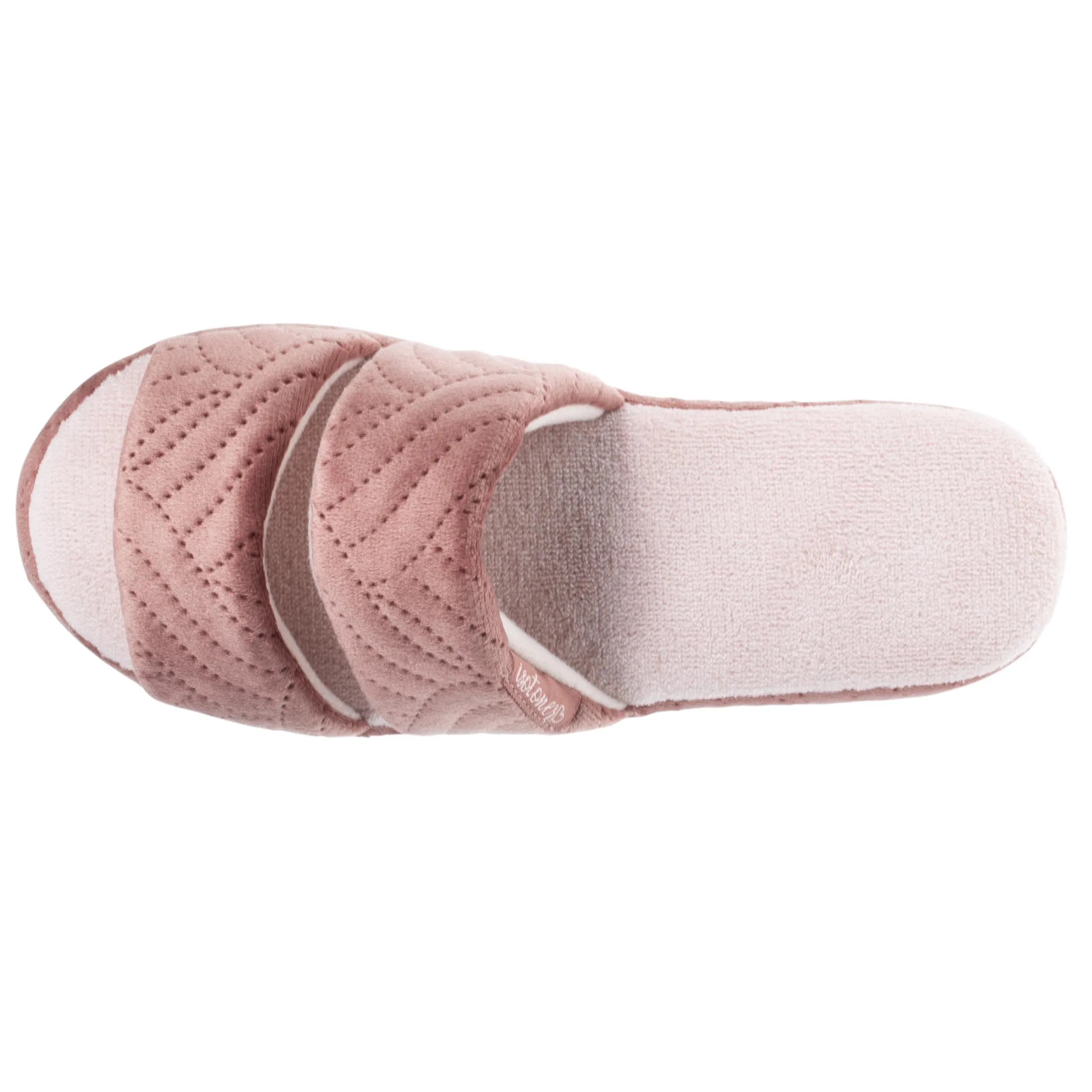 Chaussons sandales Femme Matelassé Blush