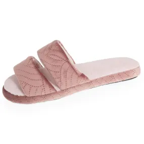 Chaussons sandales Femme Matelassé Blush