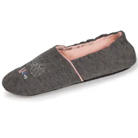 Chaussons slippers Seconde peau Femme Gris