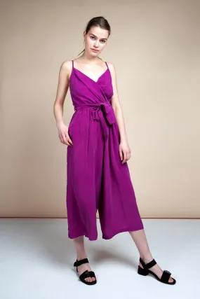 culotte jumpsuit bold cassis