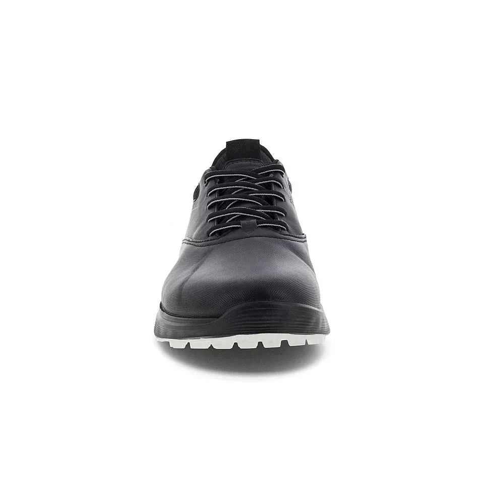 Ecco Chaussures de golf S-Three Noir Concrete Noir