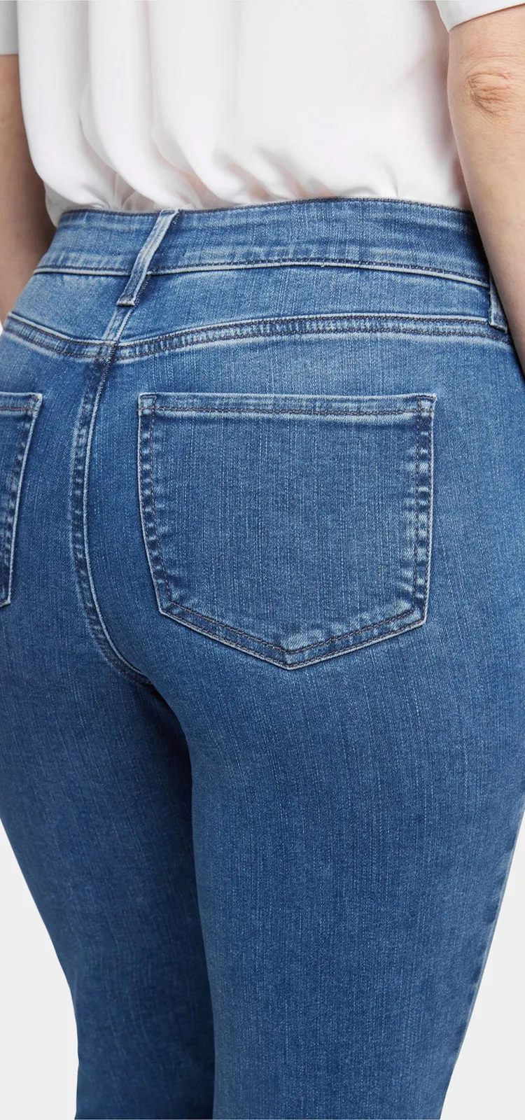 Ellison High Rise Straight Mediumblauw Premium Denim | Stunning