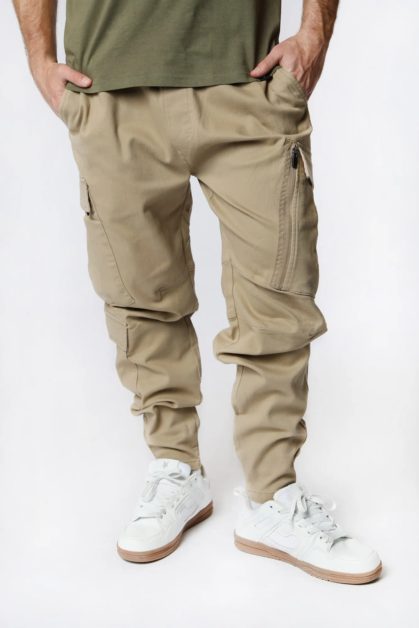 Jogger Cargo en Tricot Doux Zoo York Homme