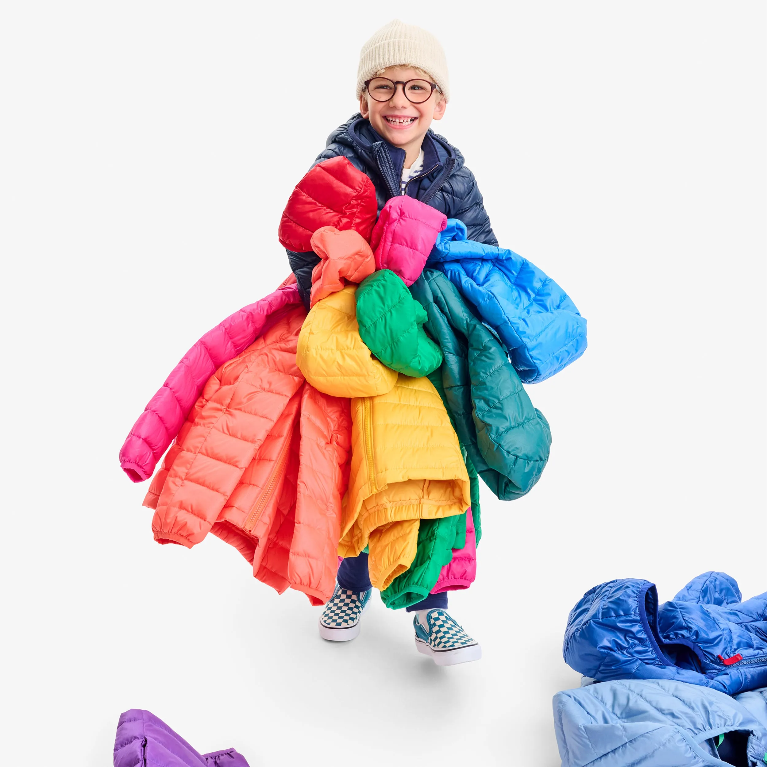 Kids lightweight puffer jacket