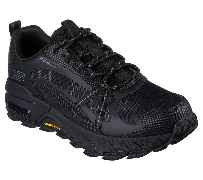 Mens Skechers Trail Shoe Max Protect Work Shoes 237308 BBK