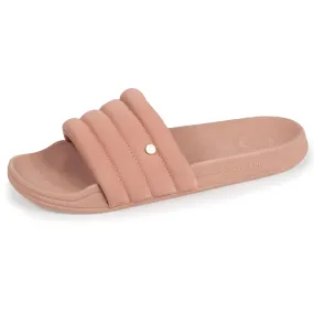 Mules claquettes Femme matelassé Rose