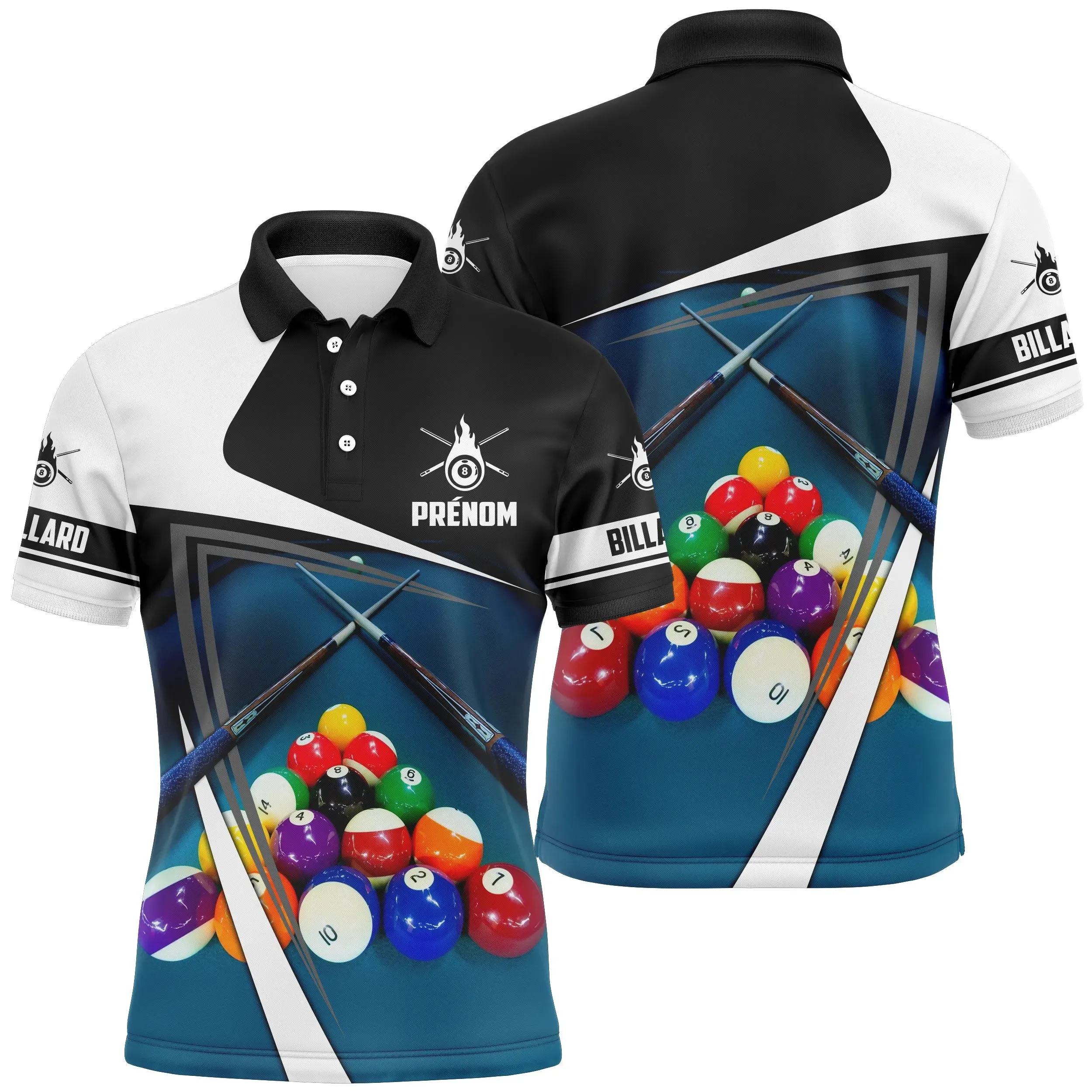 Polo De Billard Professionnel Personnalisé, Le 14-1 Pool, Jeu De La 14/1 - CT28062339