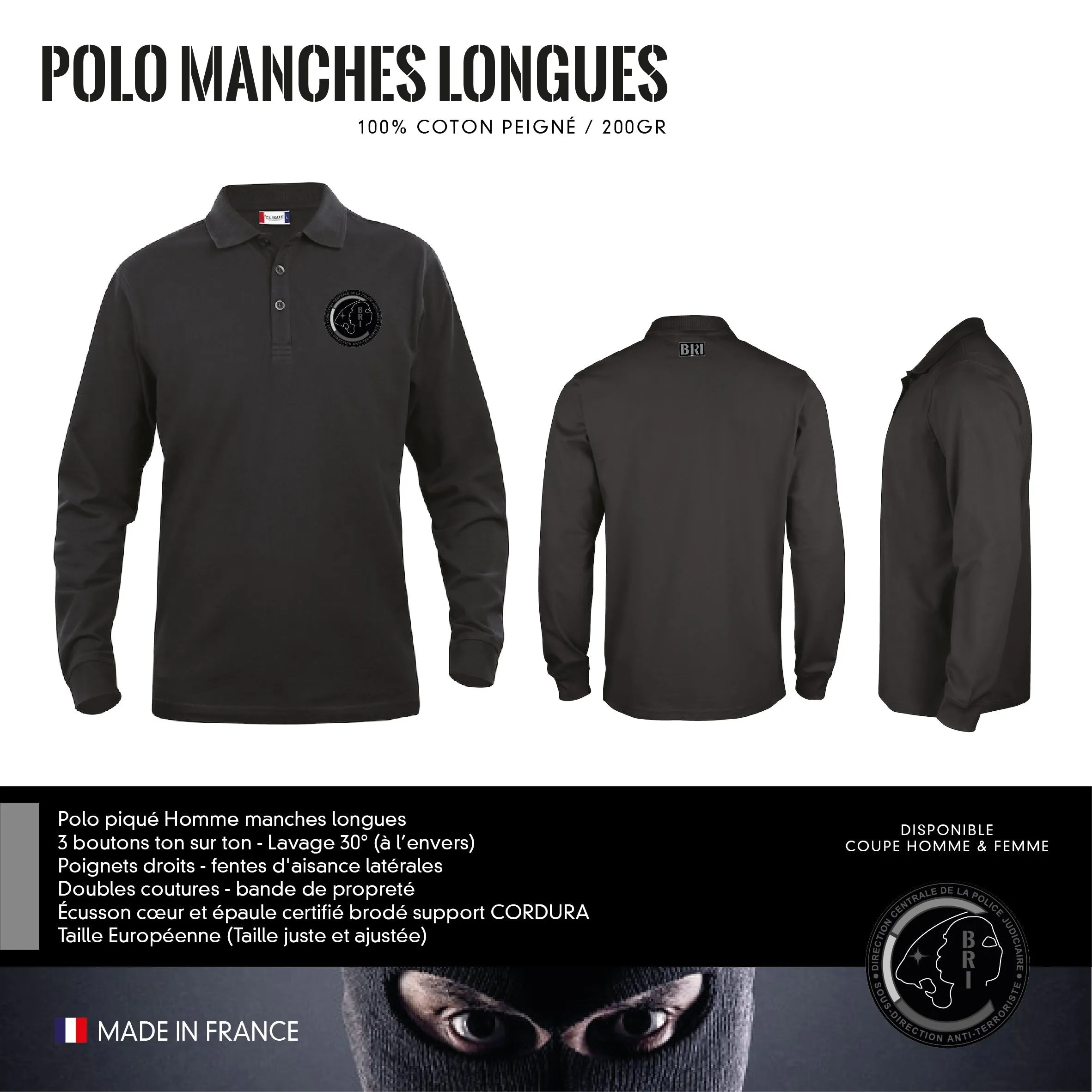 Polo Manches Longues BRI SDAT