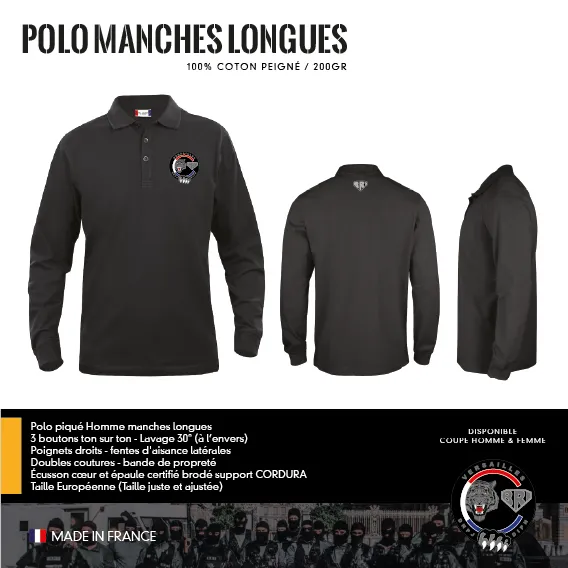 Polo Manches Longues BRI Versailles