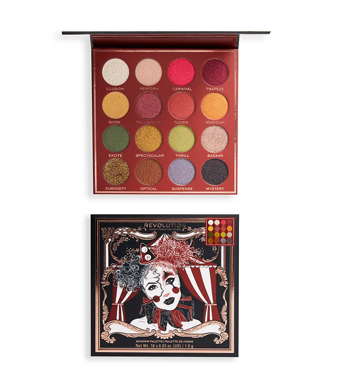 Revolution - *Halloween* - Paleta de sombras Carnival of Curiosity