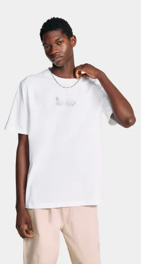 SCRATCH LOGO TEE WHITE