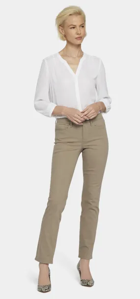 Sheri Slim Jeans Taupe Premium Denim | Saddlewood