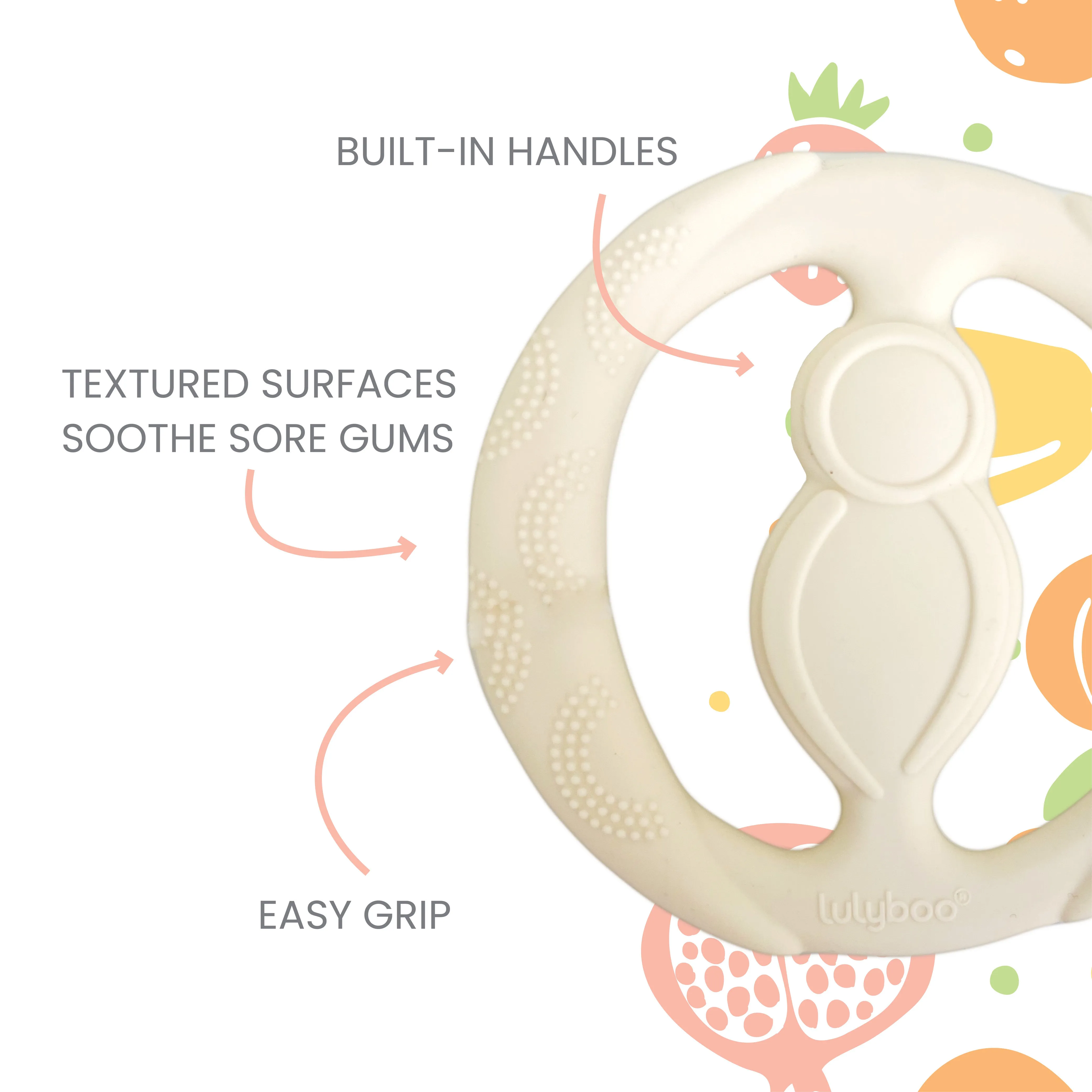 SILICONE EASY GRIP LULYBOO TEETHER