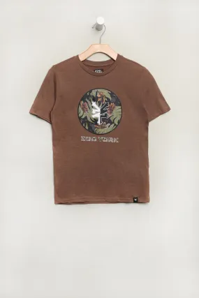 T-Shirt Imprimé Logo Tropical Zoo York Junior