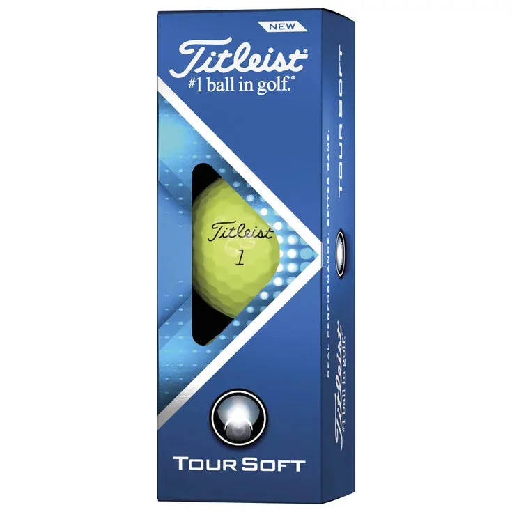 Titleist Balles Tour Soft Jaune (boite de 12)