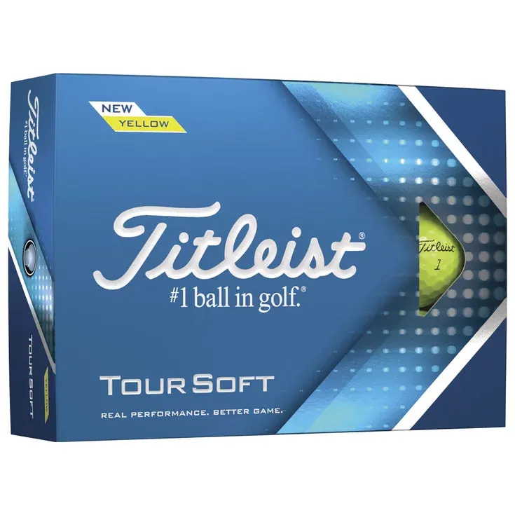 Titleist Balles Tour Soft Jaune (boite de 12)