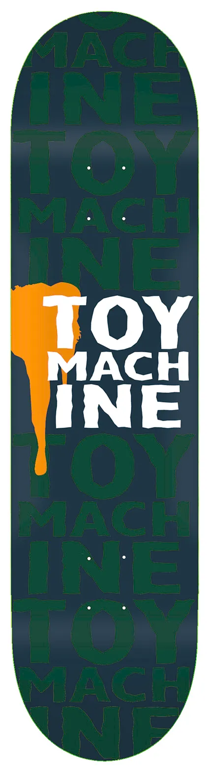 TOY MACHINE DECK DRIP BLACK 8.25 X 32